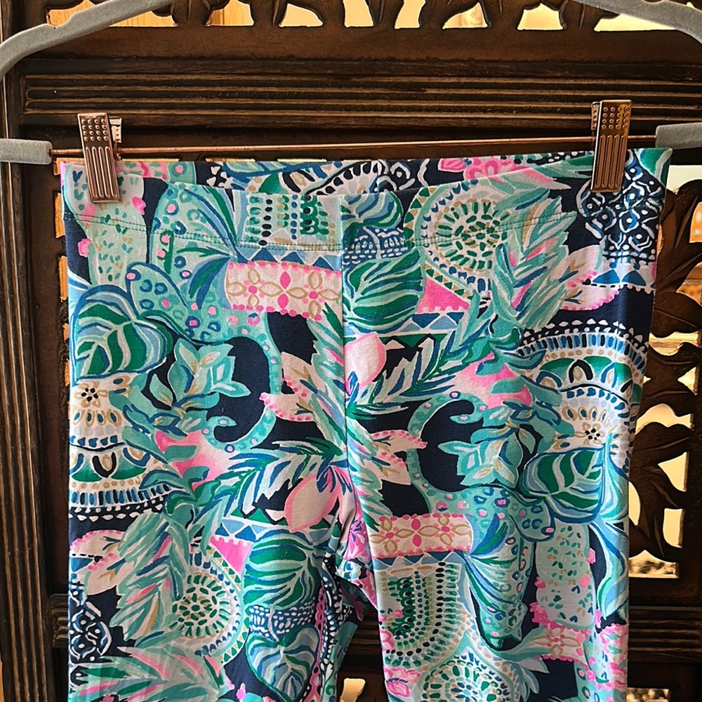Lilly Pulitzer Girls Maia Multi Looking Sharp Legging Pants XL (12-14). - Picture 2 of 8
